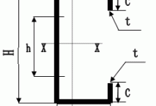 C型钢规格表及C型钢理论重量表