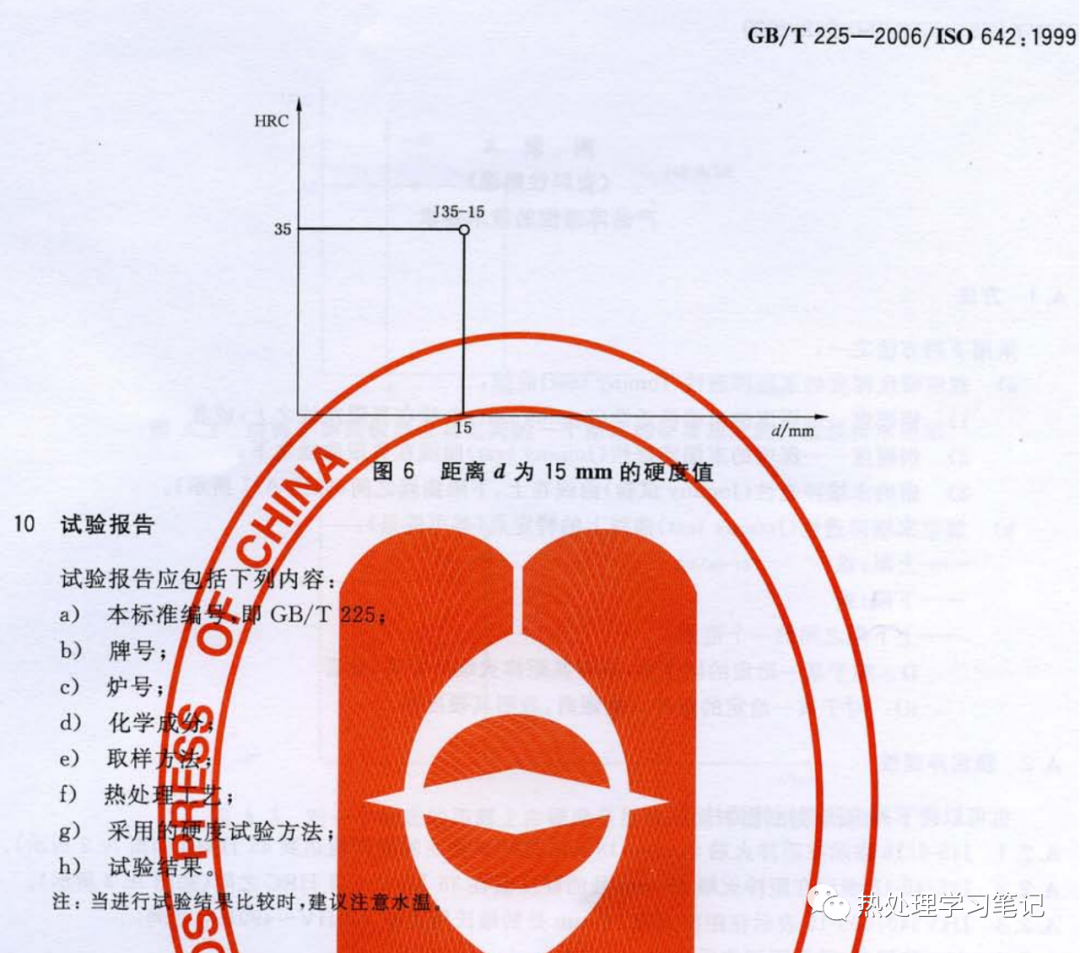 GB/T 225-2006 钢淬透性的末端淬火试验方法(Jominy 试验)-钢铁百科