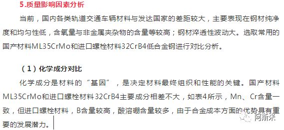 国内外轨道交通车辆紧固件热处理、用材现状-钢铁百科