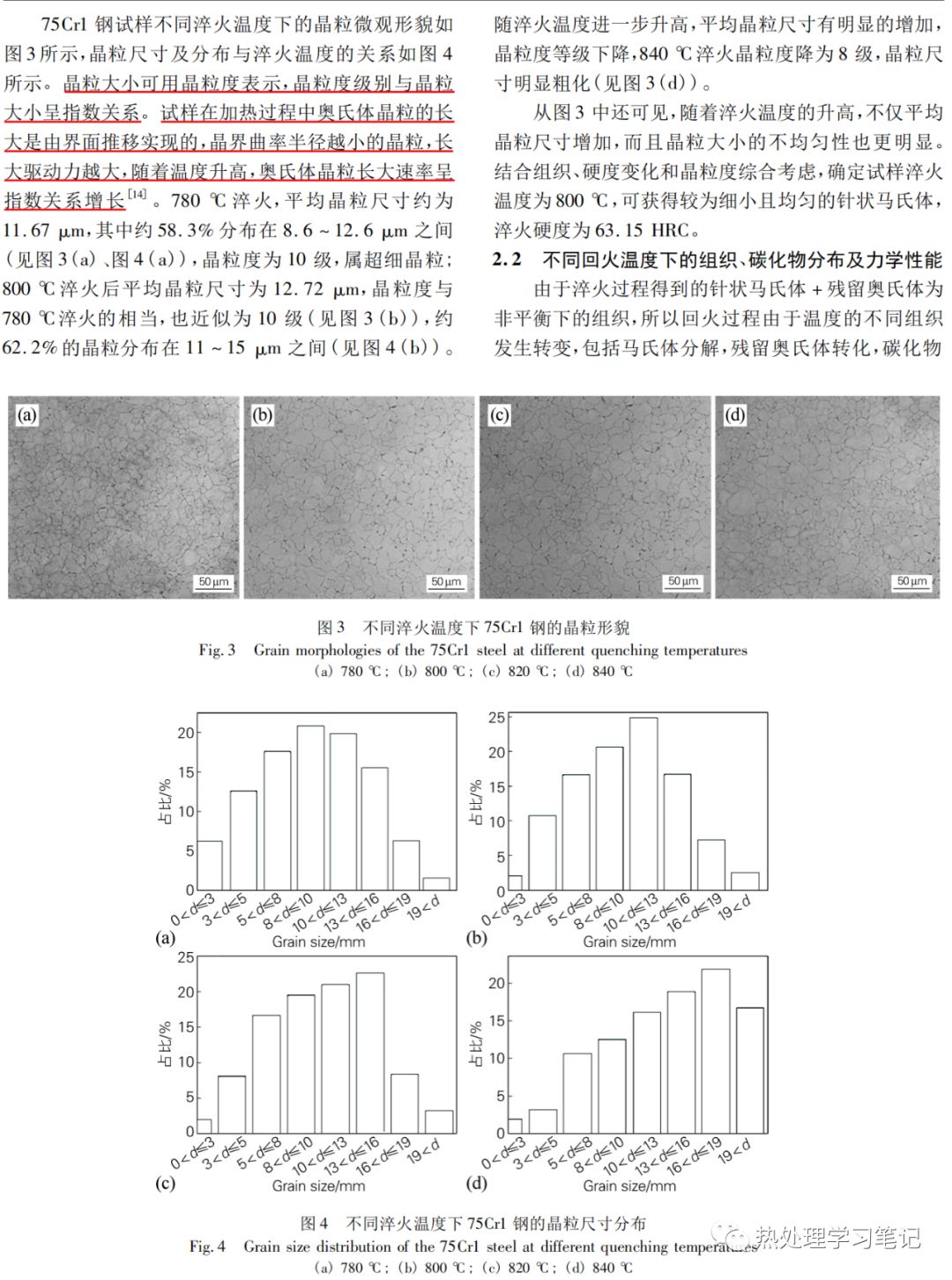 锯片基材75Cr1钢的热处理工艺及其组织性能-钢铁百科