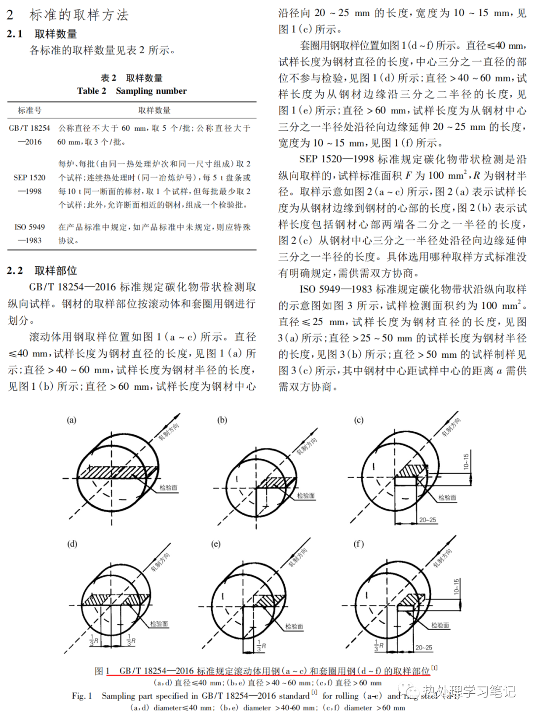 高碳铬轴承钢中带状碳化物评定的标准讨论-钢铁百科