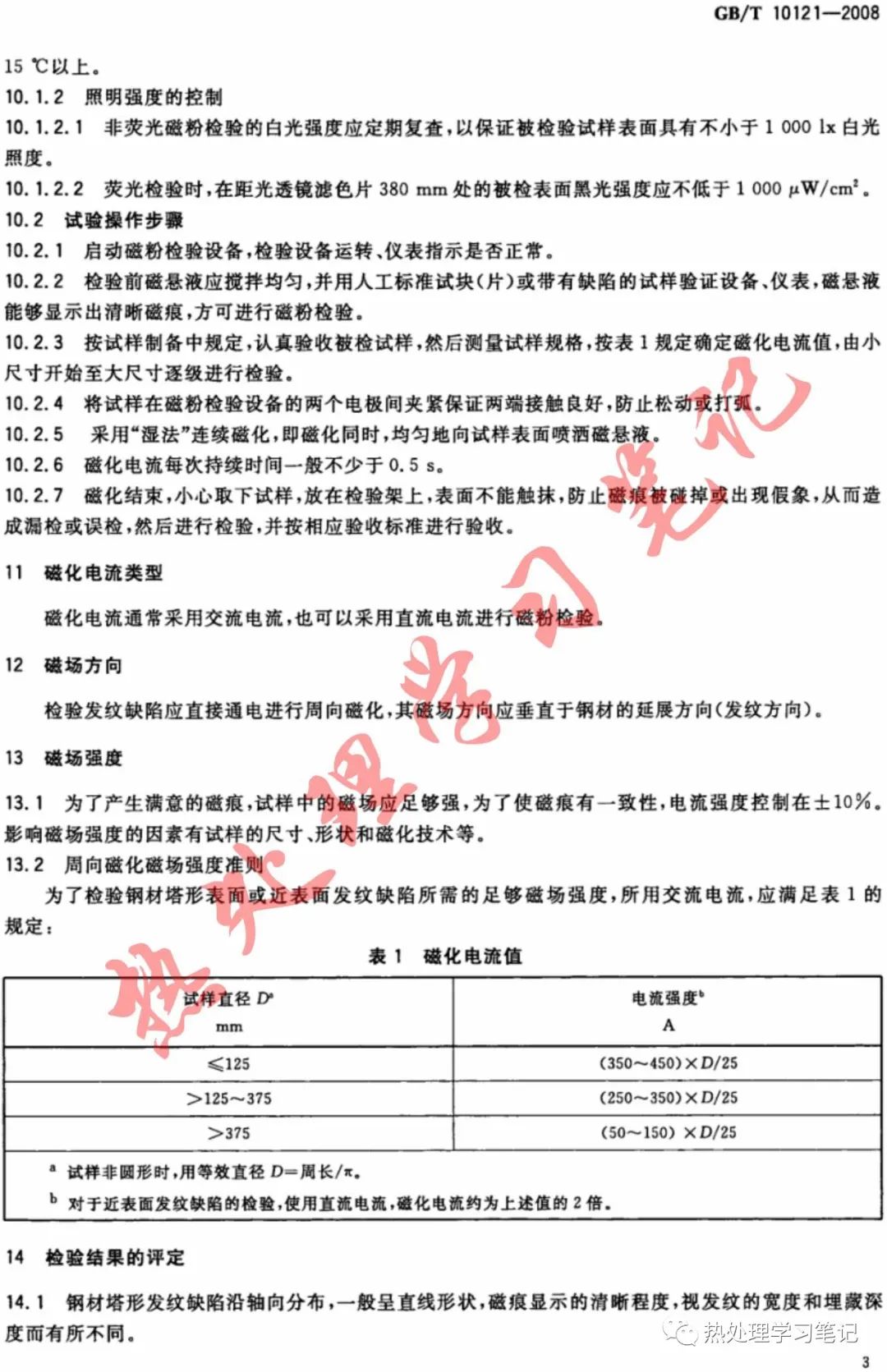 GB/T10121-2008钢材塔形发纹磁粉检验方法-钢铁百科